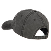 Army Veteran Letters Embroidered Washed Cap