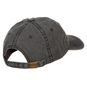 Army Veteran Letters Embroidered Washed Cap