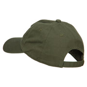 My Dad My Hero Embroidered Unstructured Cotton Cap