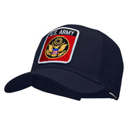 US Army Rectangular Logo Patched Cotton Mesh Cap