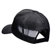 US Army Rectangular Logo Patched Cotton Mesh Cap