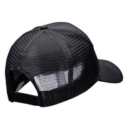 US Army Rectangular Logo Patched Cotton Mesh Cap