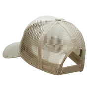 US Army Rectangular Logo Patched Cotton Mesh Cap