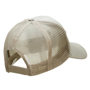 US Army Rectangular Logo Patched Cotton Mesh Cap