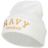 Navy Veteran Letters Embroidered Long Beanie