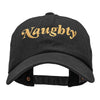 Naughty Embroidered Unstructured Pigment Dyed Cotton Cap