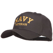 Navy Veteran Letters Embroidered Cotton Cap