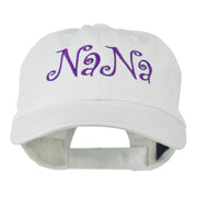 Wording of NaNa Embroidered Cap