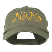 Wording of NaNa Embroidered Cap