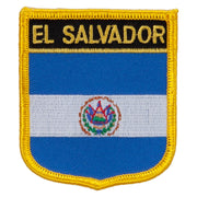 North and South America Flag Embroidered Patch Shield