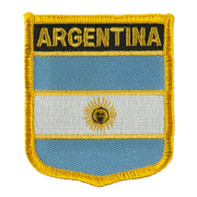 North and South America Flag Embroidered Patch Shield