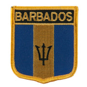 North and South America Flag Embroidered Patch Shield