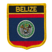 North and South America Flag Embroidered Patch Shield