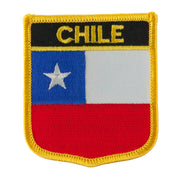 North and South America Flag Embroidered Patch Shield