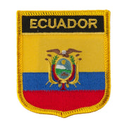 North and South America Flag Embroidered Patch Shield