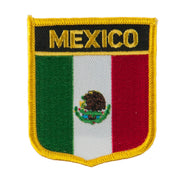 North and South America Flag Embroidered Patch Shield