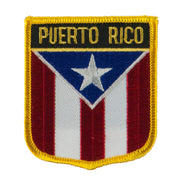 North and South America Flag Embroidered Patch Shield