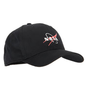 NASA Logo Symbol Heat Transfer Solid Cotton Twill Pro Style Cap