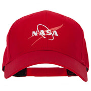 NASA Logo Symbol Heat Transfer Solid Cotton Twill Pro Style Cap