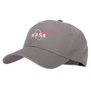 NASA Logo Symbol Heat Transfer Solid Cotton Twill Pro Style Cap