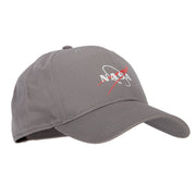 NASA Logo Symbol Heat Transfer Solid Cotton Twill Pro Style Cap