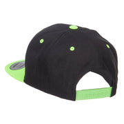 Diamond Outline Embroidered Neon Flat Bill Cap