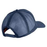 United States Marines Semper Fi Embroidered Solid Cotton Twill Mesh Prostyle Cap - Navy OSFM