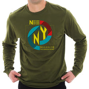 Brooklyn NY Graphic Long Sleeve Crewneck Tee