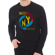 Brooklyn NY Graphic Long Sleeve Crewneck Tee