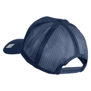 United States Marines Semper Fi Veteran Embroidered Solid Cotton Twill Mesh Prostyle Cap - Navy OSFM