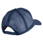 United States Marines Semper Fi Veteran Embroidered Solid Cotton Twill Mesh Prostyle Cap - Navy OSFM