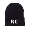 NC North Carolina Embroidered Long Beanie