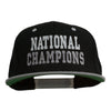 National Champions Embroidered Snapback Cap