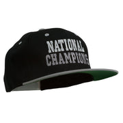 National Champions Embroidered Snapback Cap