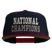 National Champions Embroidered Snapback Cap