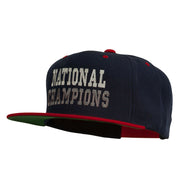 National Champions Embroidered Snapback Cap