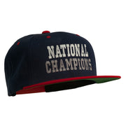 National Champions Embroidered Snapback Cap