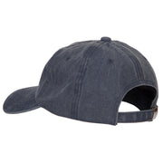 France Flag Map Embroidered Washed Cotton Twill Cap