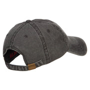 Mini California Bear Embroidered Washed Cap