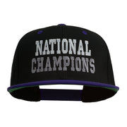 National Champions Embroidered Snapback Cap