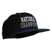 National Champions Embroidered Snapback Cap