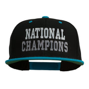 National Champions Embroidered Snapback Cap