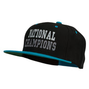 National Champions Embroidered Snapback Cap