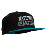 National Champions Embroidered Snapback Cap