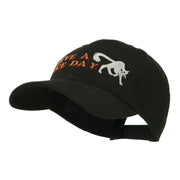 Have a Nice Day Halloween Cat Embroidered Cap