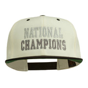 National Champions Embroidered Snapback Cap