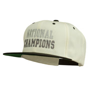 National Champions Embroidered Snapback Cap