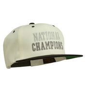 National Champions Embroidered Snapback Cap