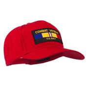 US Navy Combat Veteran Patched Cap