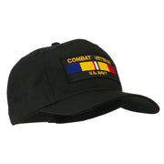 US Navy Combat Veteran Patched Cap